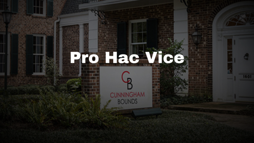 Pro Hoc Vice